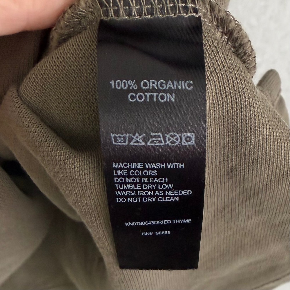 Todd Snyder Men's Organic Cotton Pique Polo Shirt Green Olive Thyme Size Medium - Picture 7 of 9